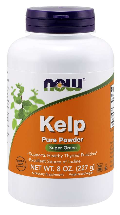 Now® Foods NOW Kelp Organic (organický kelp)  prášek, 227g