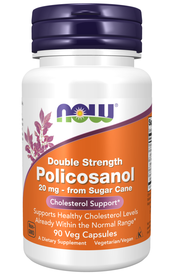 Now® Foods NOW Policosanol 20 mg, 90 rostlinných kapslí