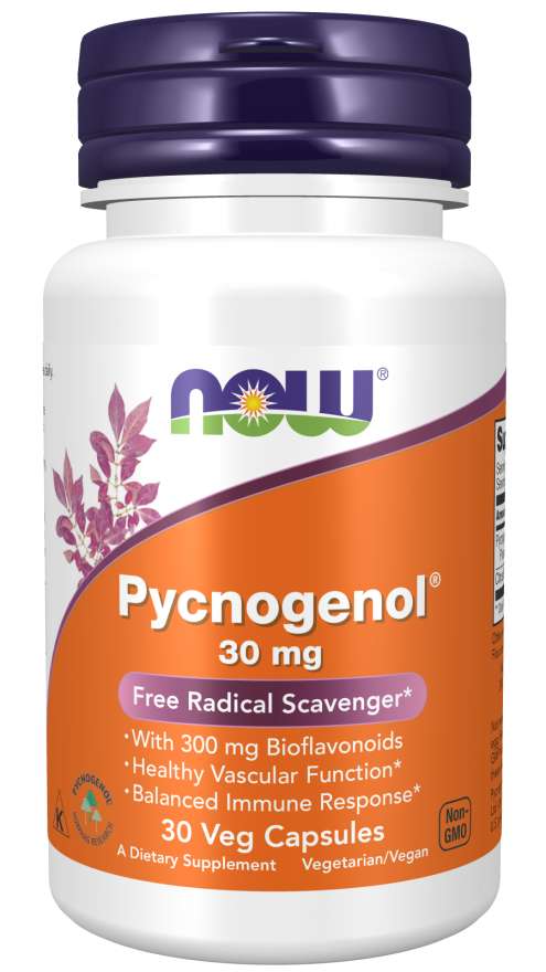 NOW Pycnogenol, 30 mg, 30 kapsułek roślinnych