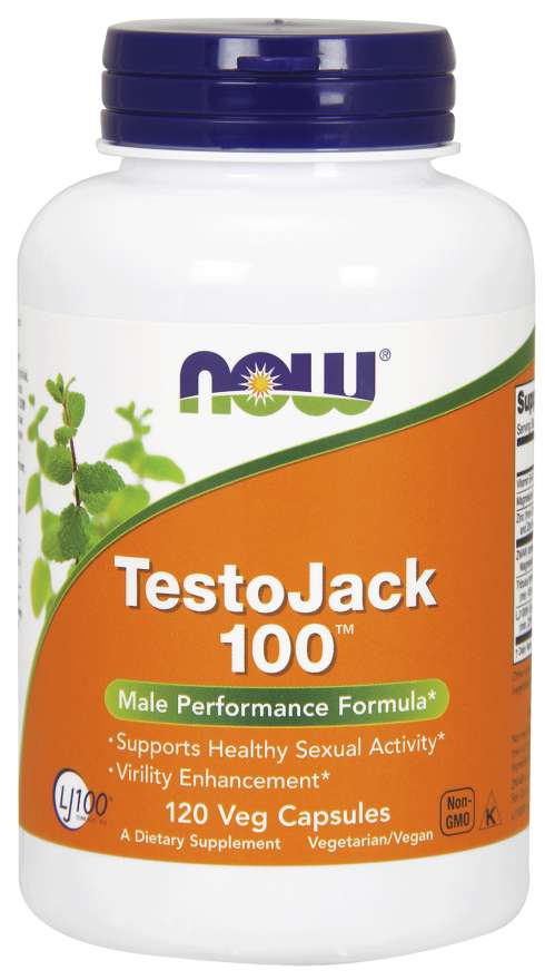 Now® Foods NOW TestoJack 100, 60 rostlinných kapslí