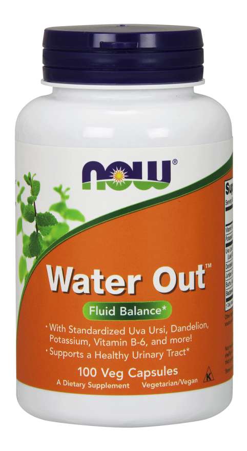 Now® Foods NOW Water Out™ (odvodnění), 100 rostlinných kapslí