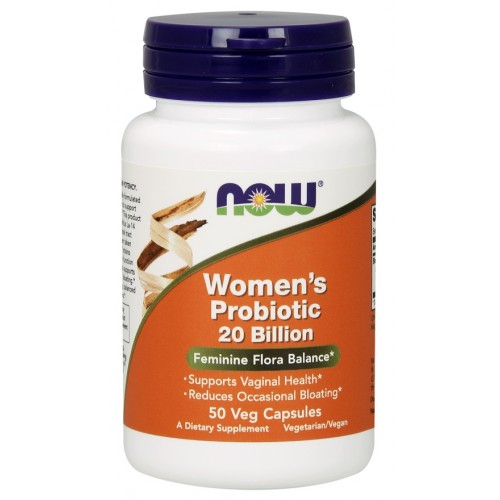 Now® Foods NOW Women's probiotic (probiotika pro ženy), 20 miliard, 50 rostlinných kapslí