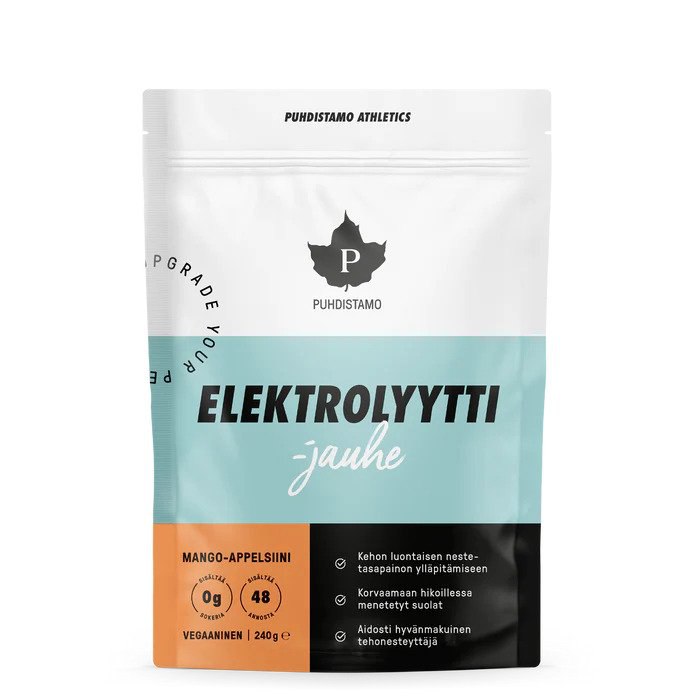 Puhdistamo - Electrolyte Powder 240g mango apple