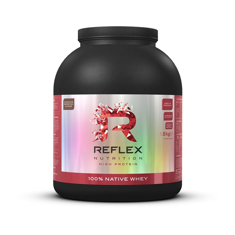 Reflex Nutrition 100% Native Whey 1800 g - čokoláda