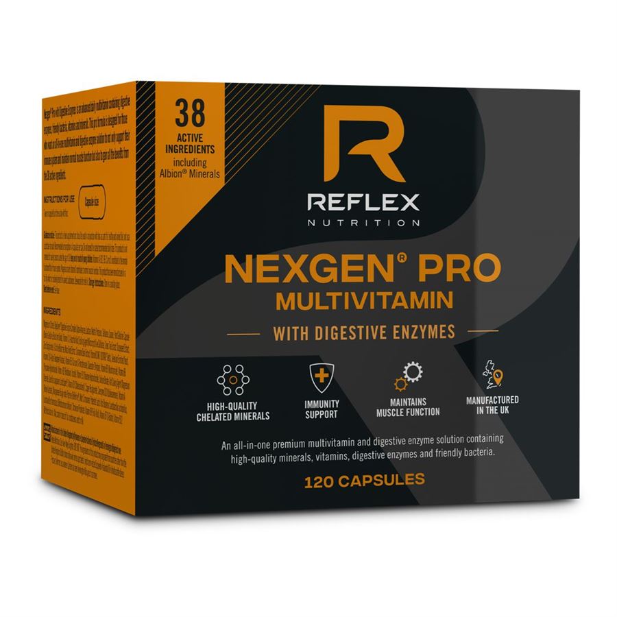 Reflex Nutrition Nexgen® PRO + Digestive Enzymes 120 kapslí