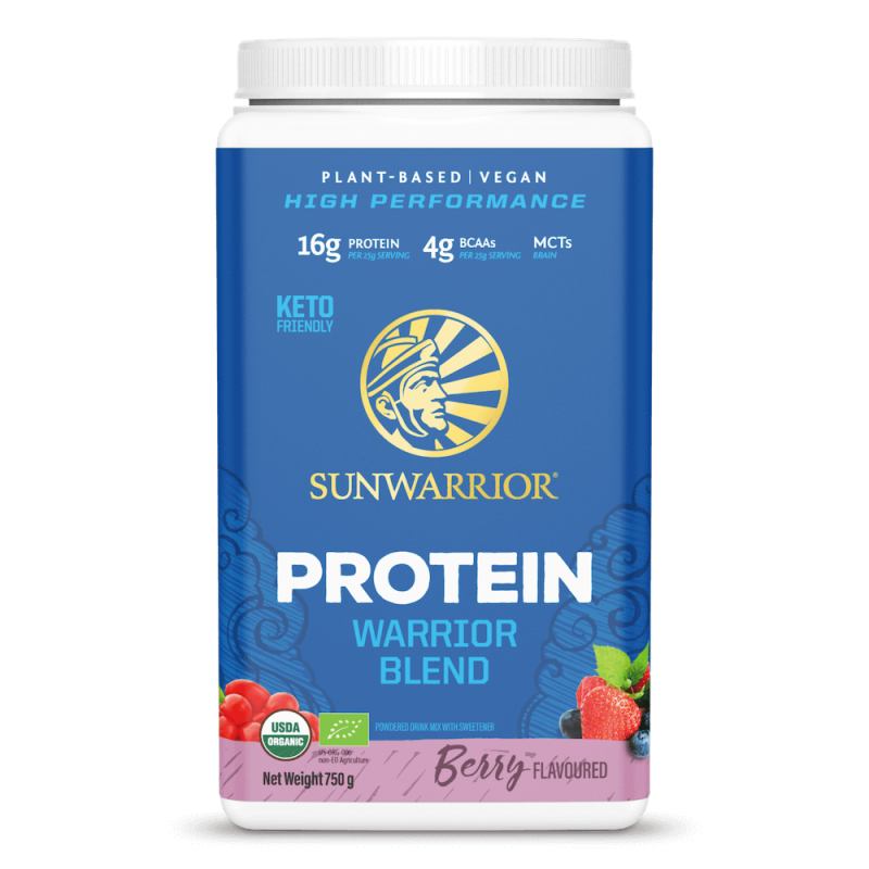 Sunwarrior Protein Blend BIO - Lesní plody - 750g Obrázek