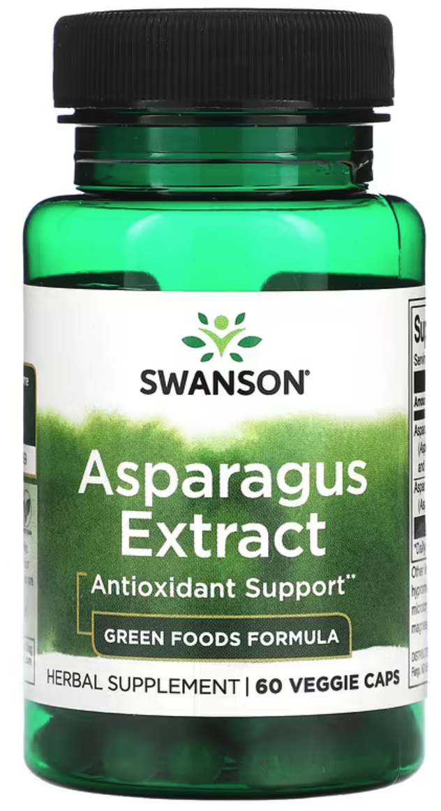 Swanson Asparagus Extrakt (chřest), 60 kapslí Obrázek