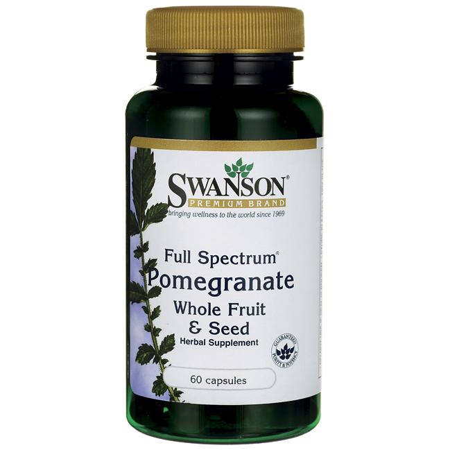 Swanson Full Spectrum Pomegranate (Granátové jablko), 60 kapslí