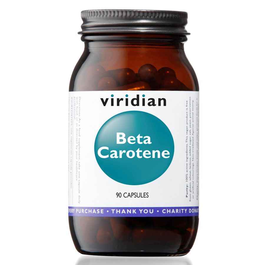 Viridian Beta Carotene complex 90 kapslí