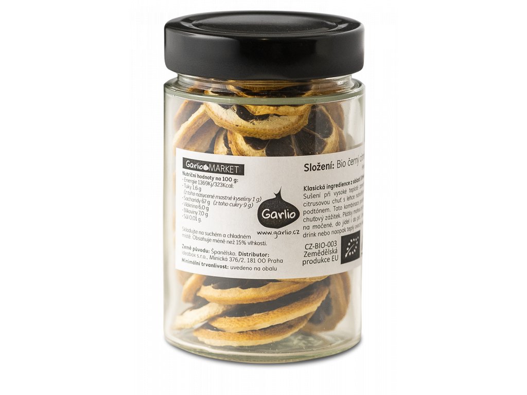 Garlio BIO Černý citron plátky 40 g Obrázek