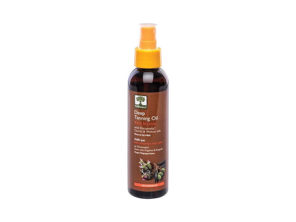 BIOselect - Opalovací olej pro intenzivní opálení, 150 ml Obrázek