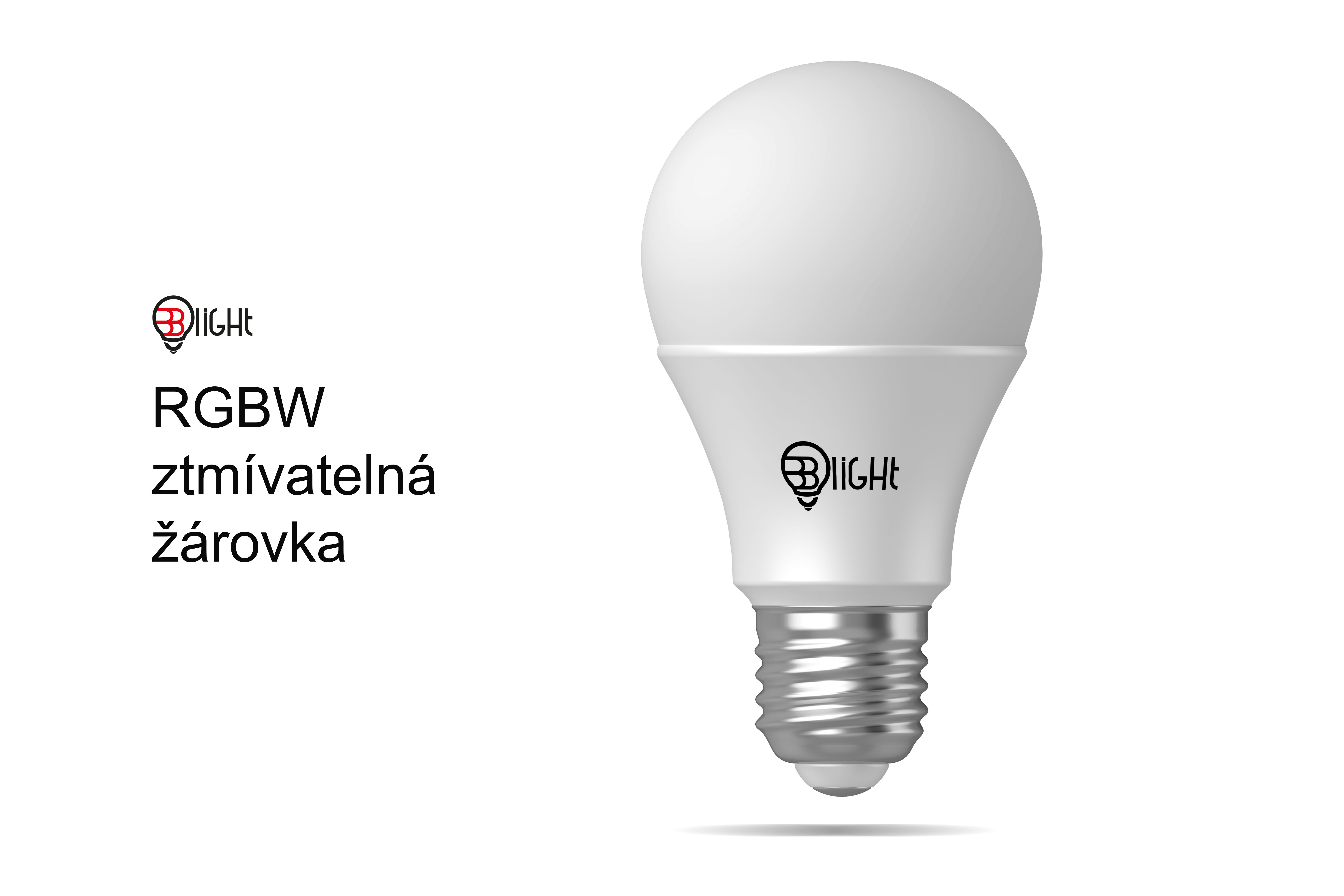 Žárovka BrainLight LED, závit E27, 7 W, stmívatelná, barevná (600 lm, 6000 K - studená bílá, RGBW) Obrázek