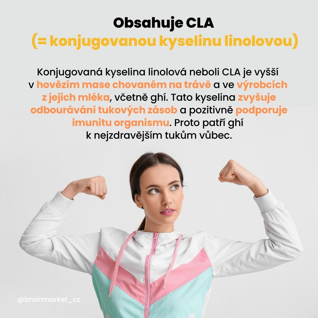 BrainMax Pure Ghee, přepuštěné máslo GHÍ, BIO, 340 ml Obrázek