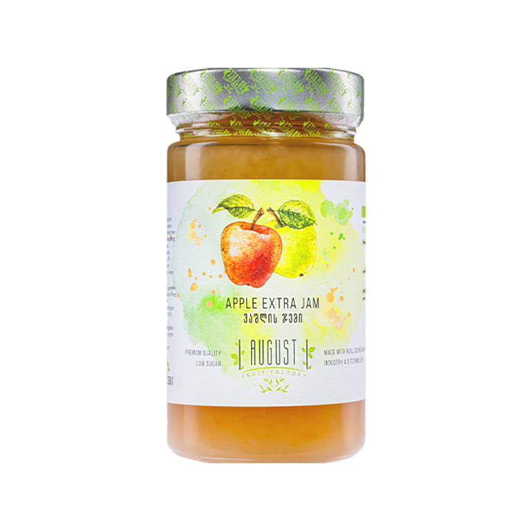Sierpień - Dżem Extra Jabłko, 350 g