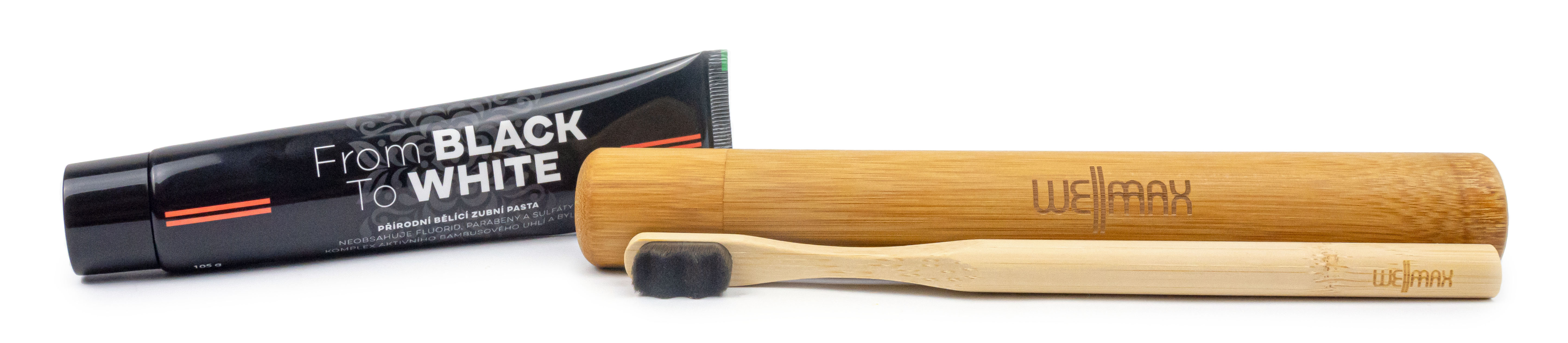 WellMax Bambusový zubní kartáček z mikrovláken, 10x víc štětin Obrázek