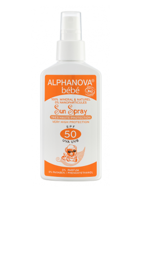 Alphanova - Opalovací krém pro miminka SPF 50 BIO, 125 ml
