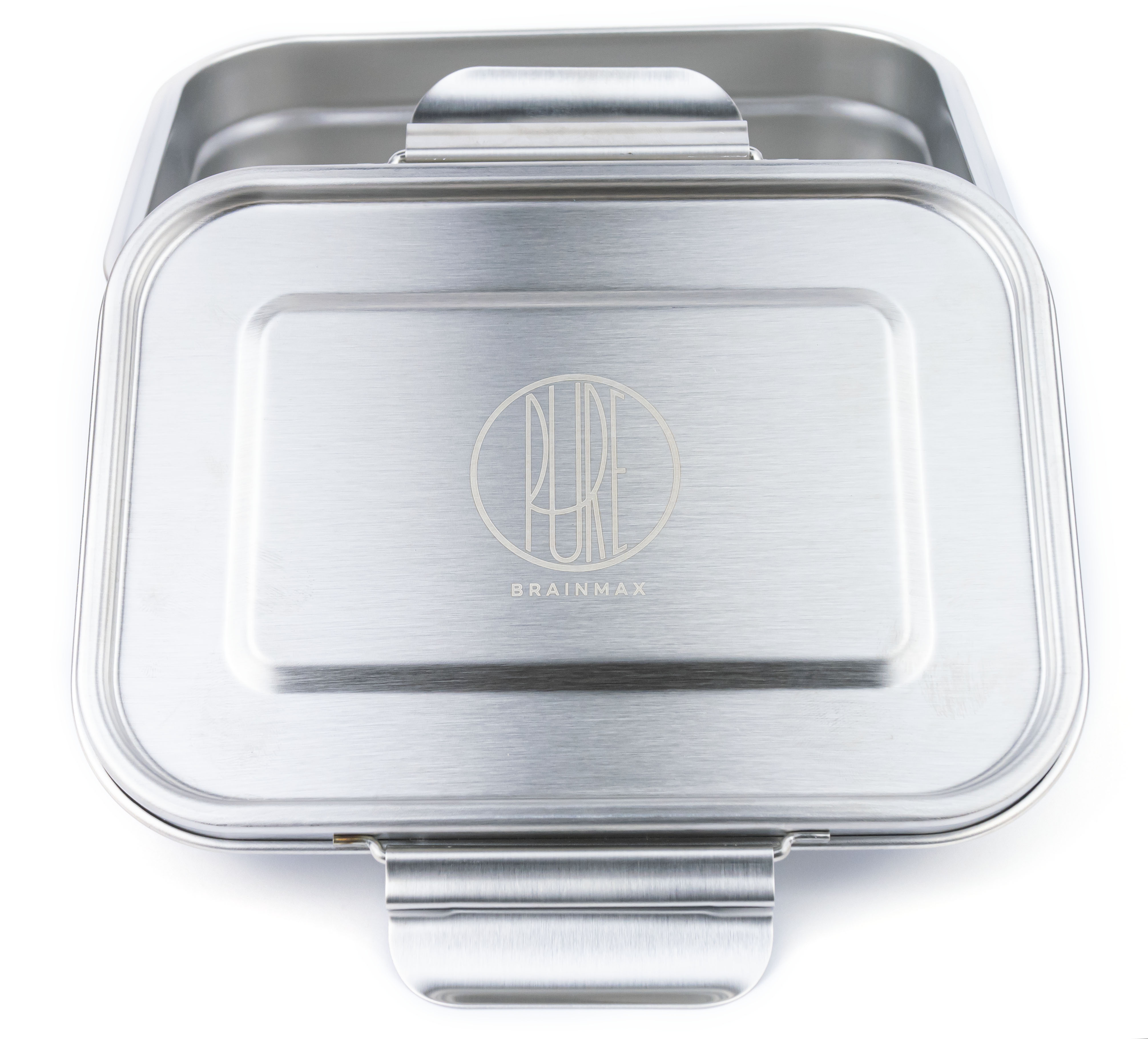 BrainMax Pure Nerezový svačinový box se sponou, 1,6 l Obrázek