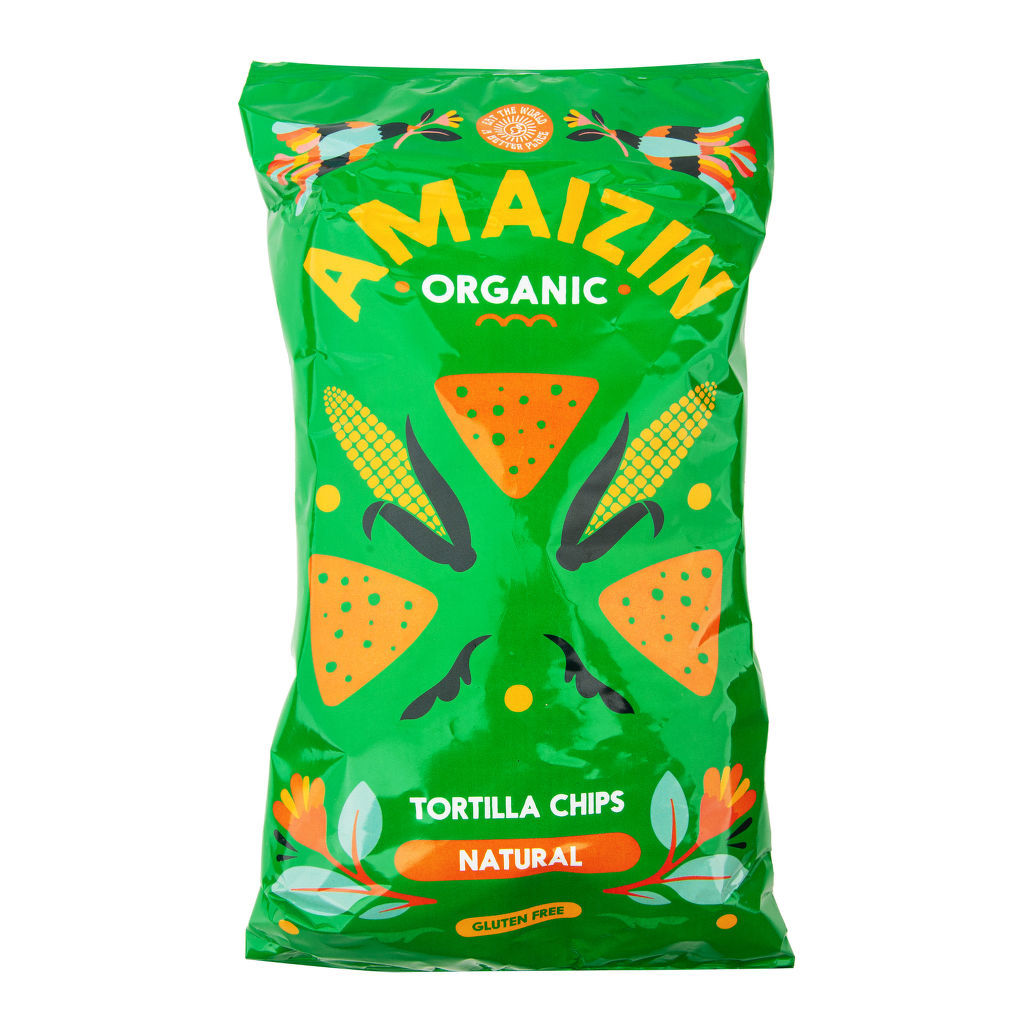 AMAIZIN Chipsy kukuřičné, 250 g, BIO Obrázek
