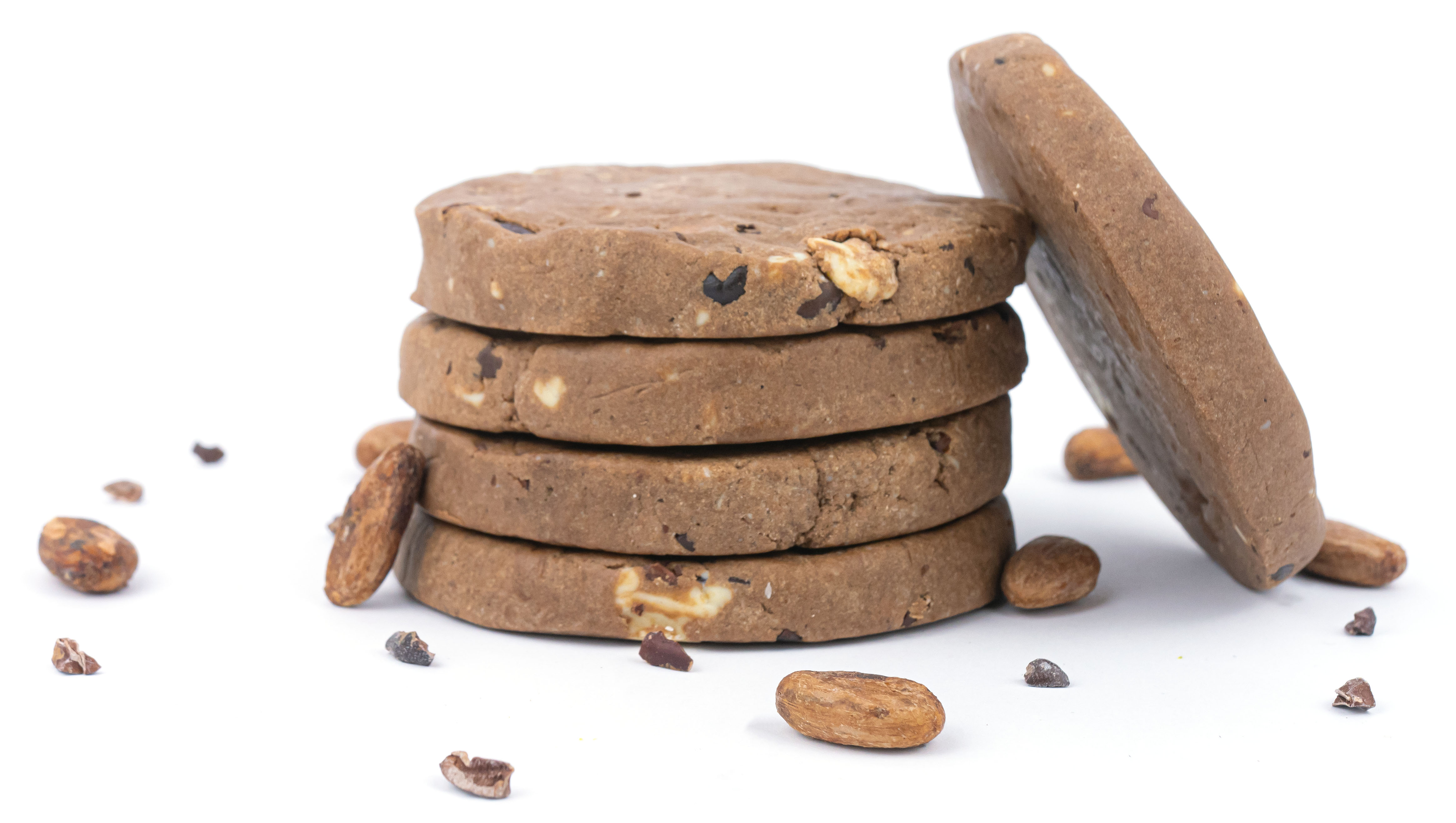 BrainMax Pure Protein Cookie, Kakaové boby & Bílá čokoláda, BIO, 100 g Obrázek