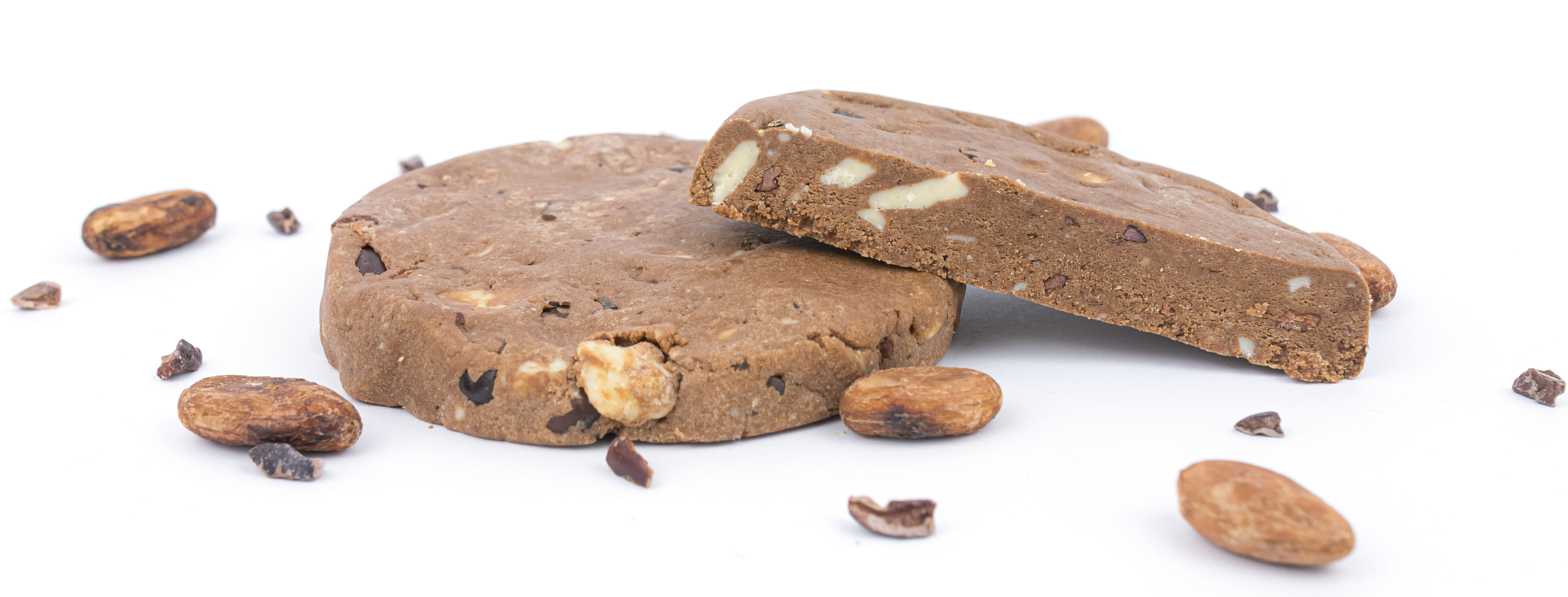 BrainMax Pure Protein Cookie, Kakaové boby & Bílá čokoláda, BIO, 100 g Obrázek