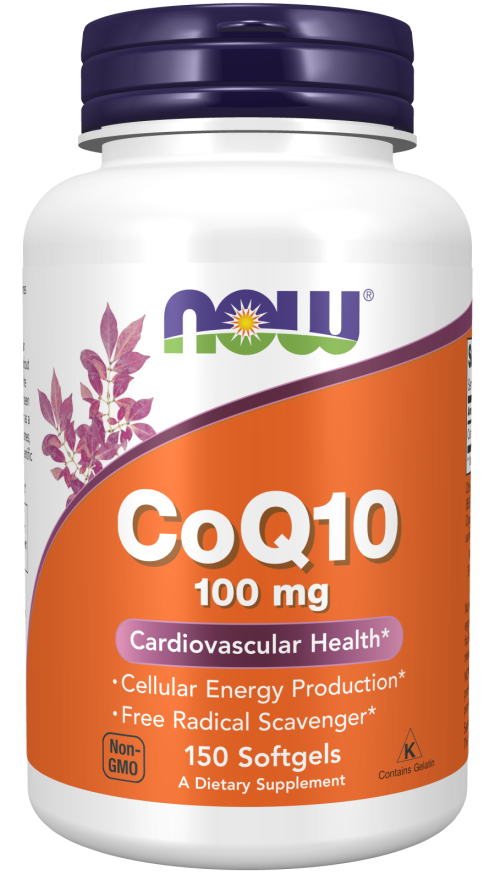 Now® Foods NOW CoQ10 (koenzym Q10) 100 mg, 150 kapslí