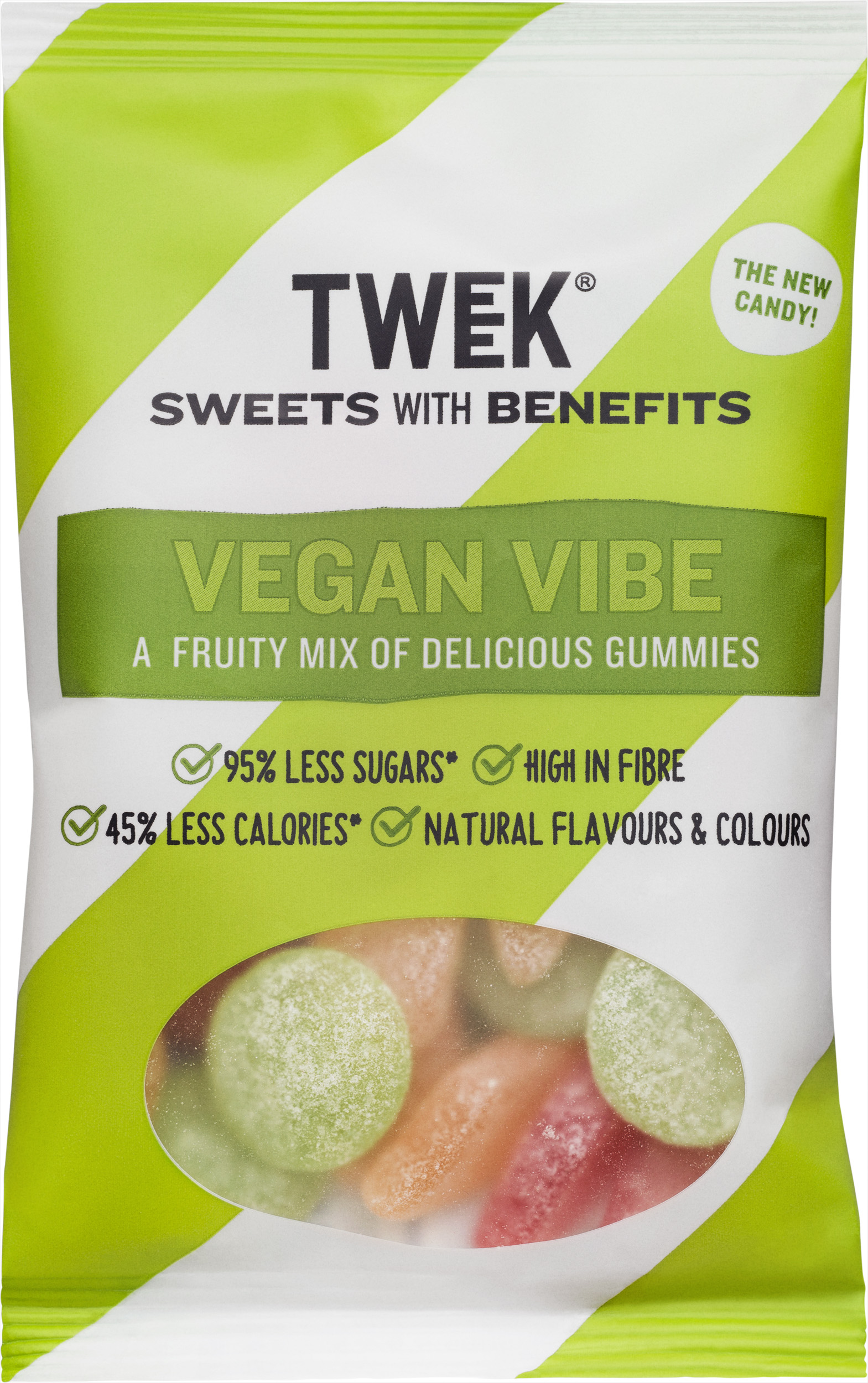 TWEEK Vegan Vibe - kyslé želé cukríky 80 g
