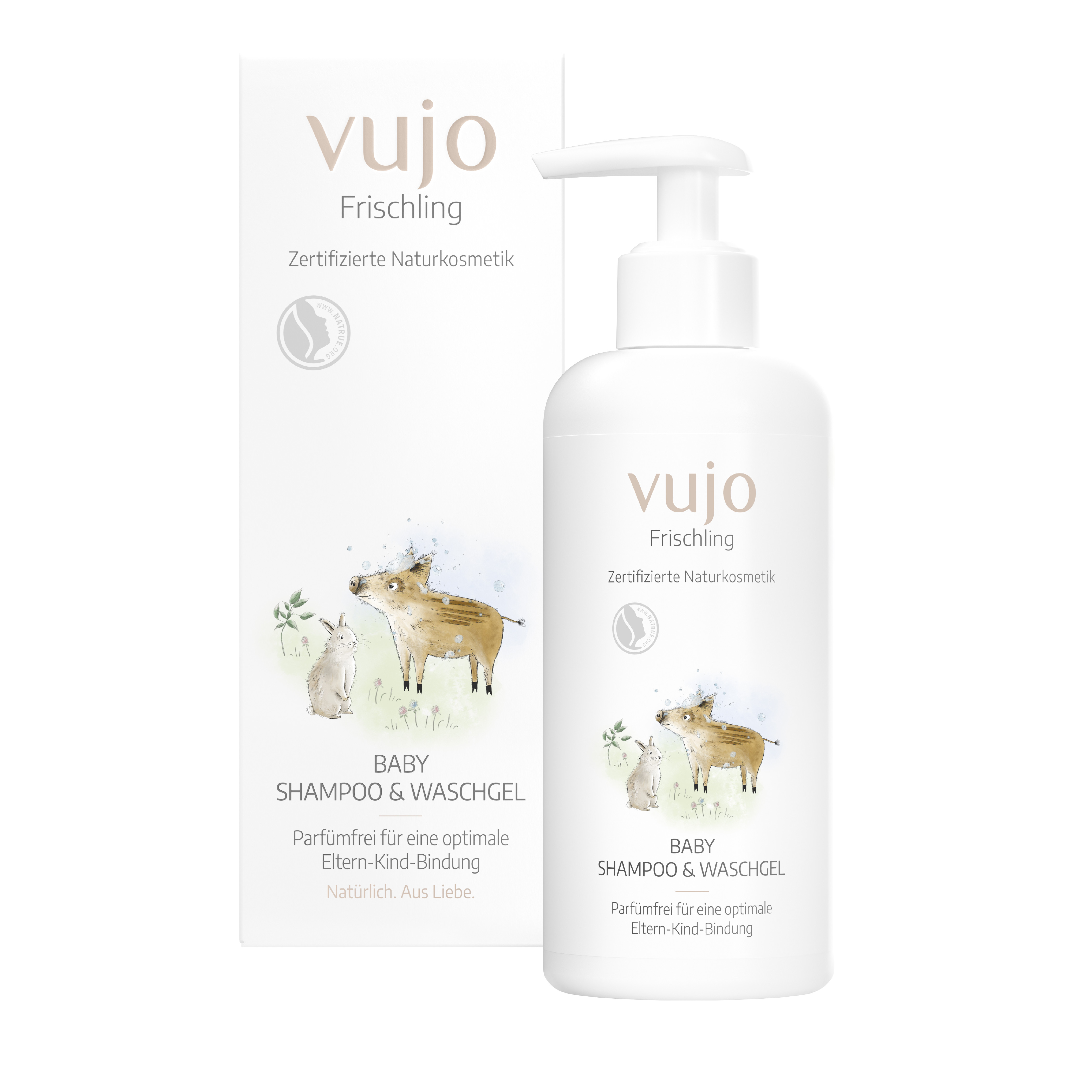 Vujo - Szampon i żel do mycia dla dzieci, 250 ml