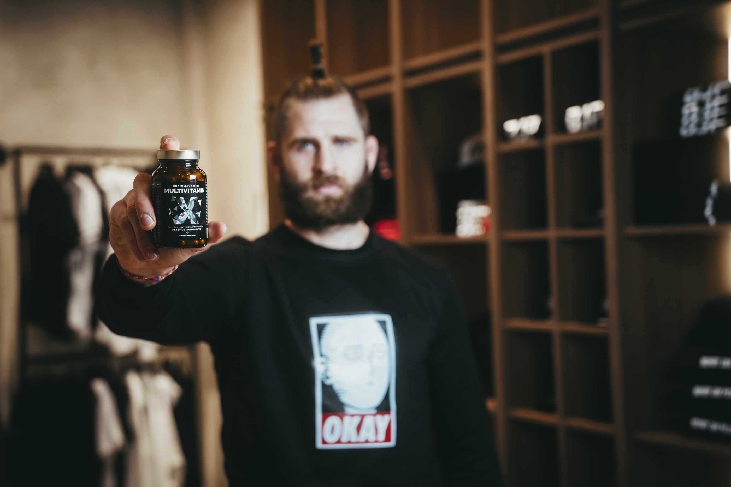 BrainMax Men Multivitamin, multivitamín pro muže, 90 rostlinných kapslí Obrázek