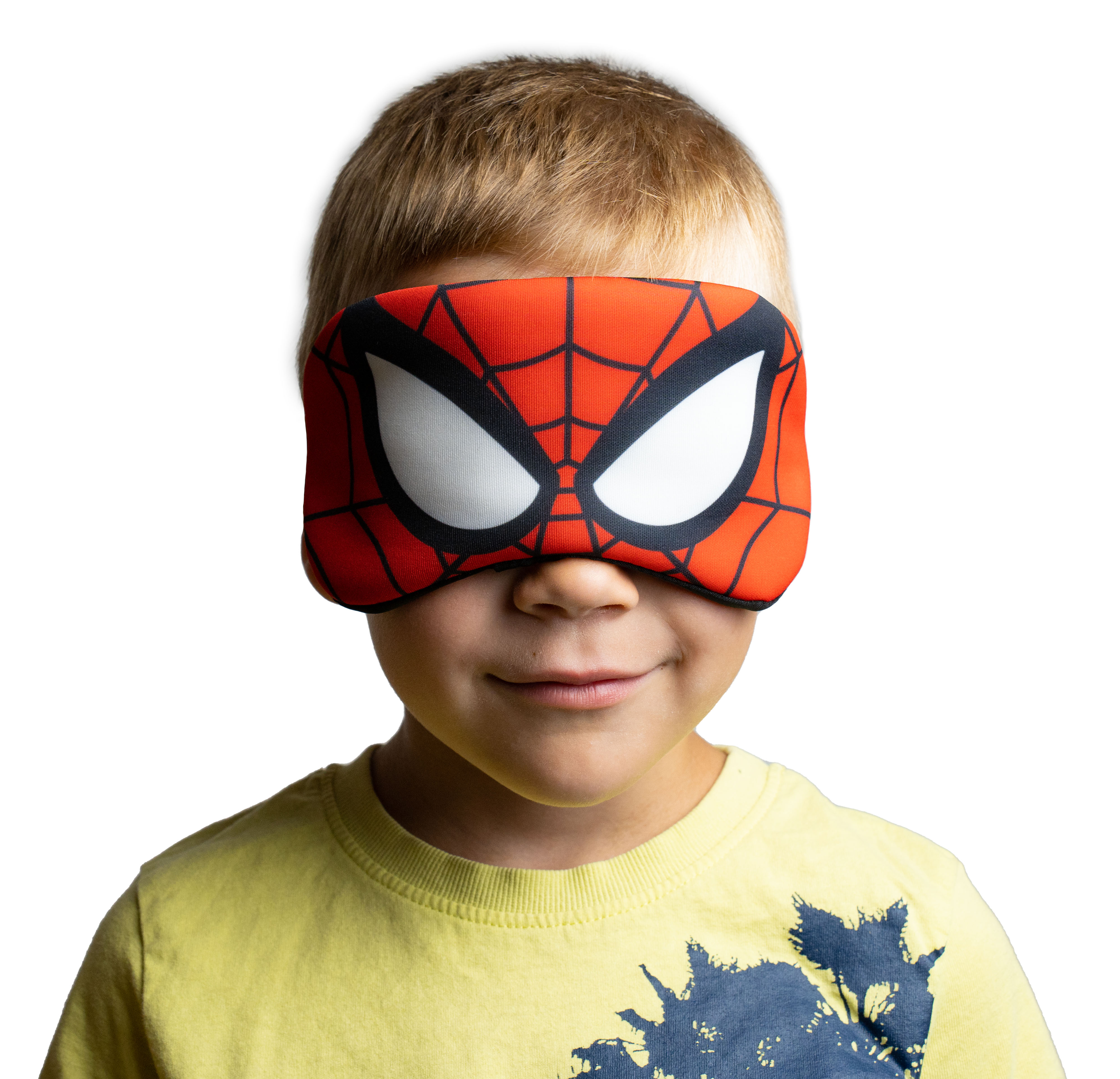 BrainMax Dětské masky na spaní Barva: Spiderman, červená