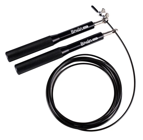 TrainMax švihadlo kovové, černé Obrázek