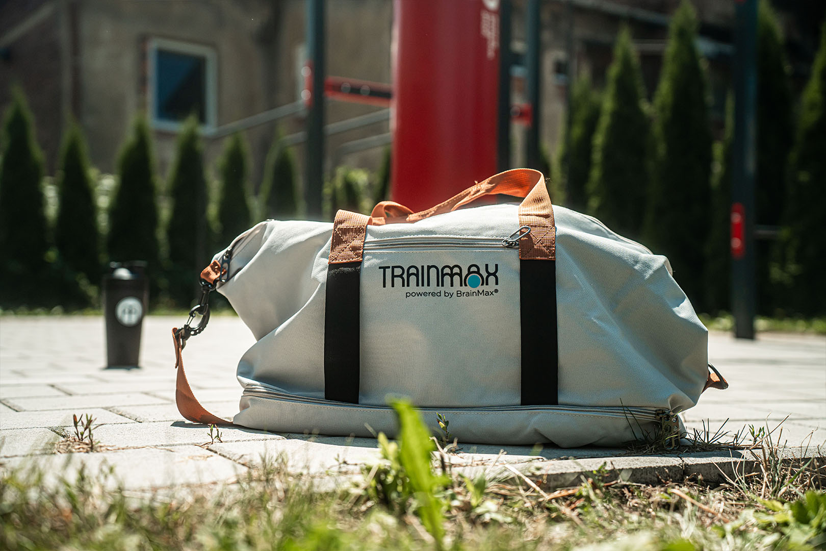 TrainMax sportovní taška Barva: Béžová Obrázek