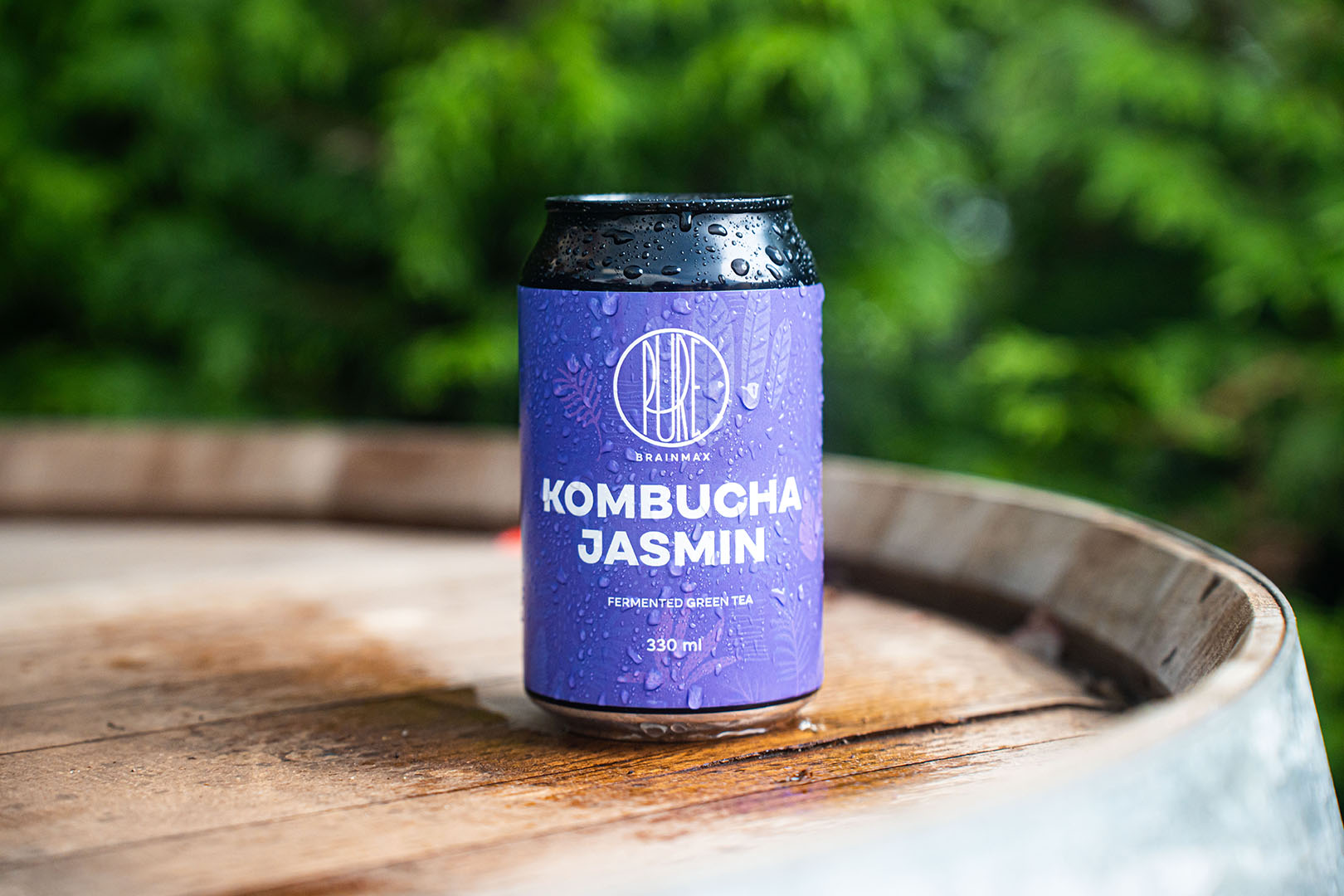 BrainMax Pure Kombucha, jasmín, 330 ml Obrázek