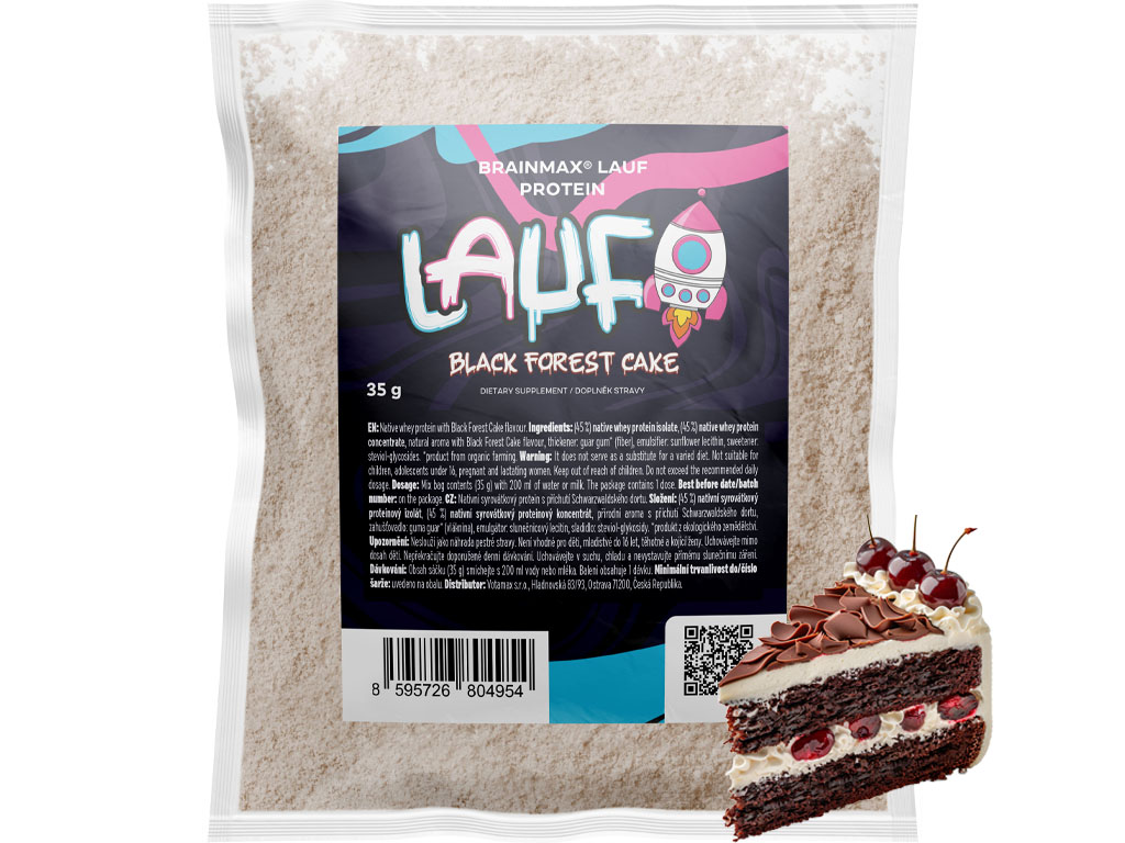 BrainMax LAUF Protein, nativní syrovátkový protein, 35 g Příchuť: Vanilka Obrázek