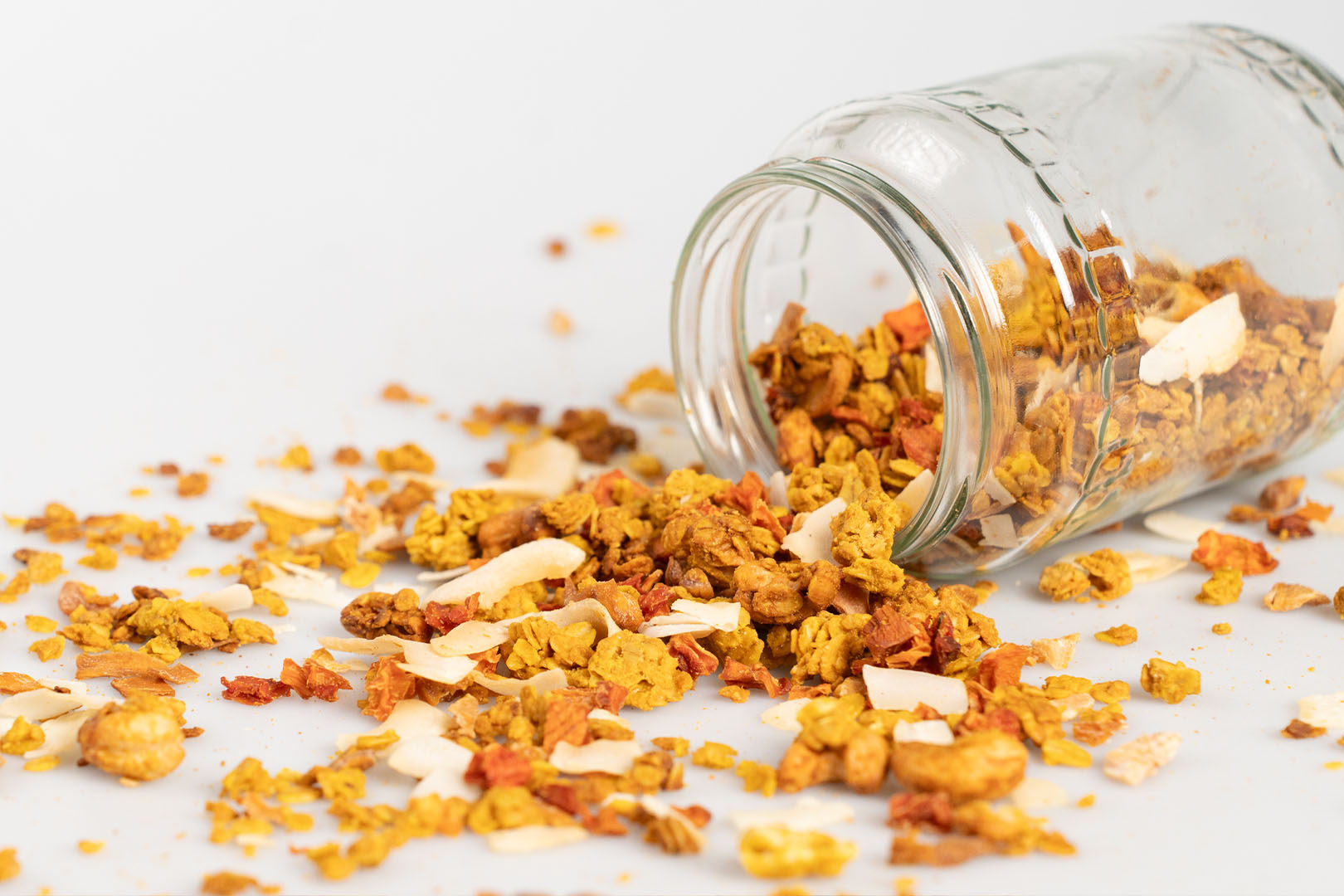 BrainMax Pure Mango & Papaya Granola BIO, 400 g Obrázek