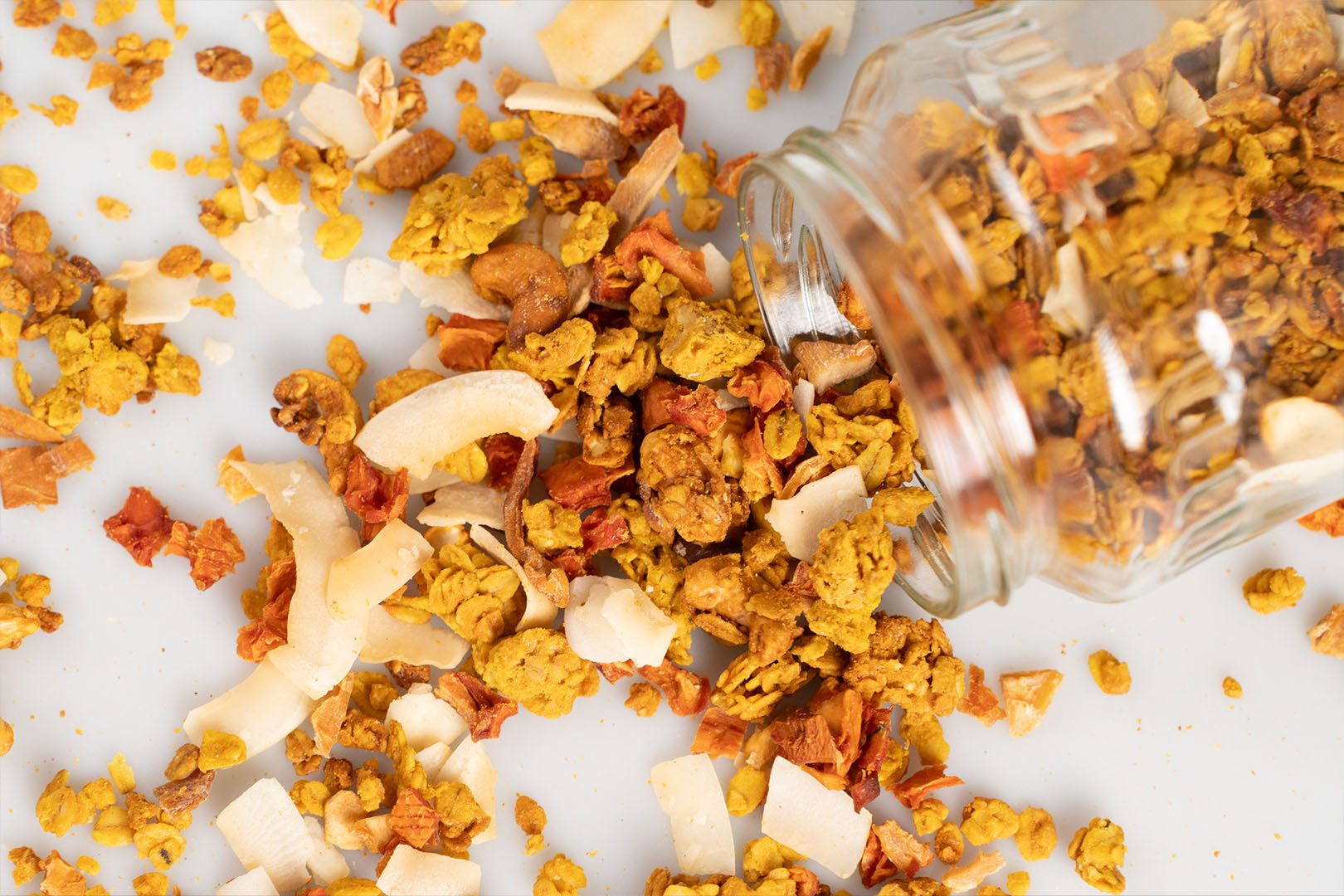 BrainMax Pure Mango & Papaya Granola BIO, 400 g Obrázek