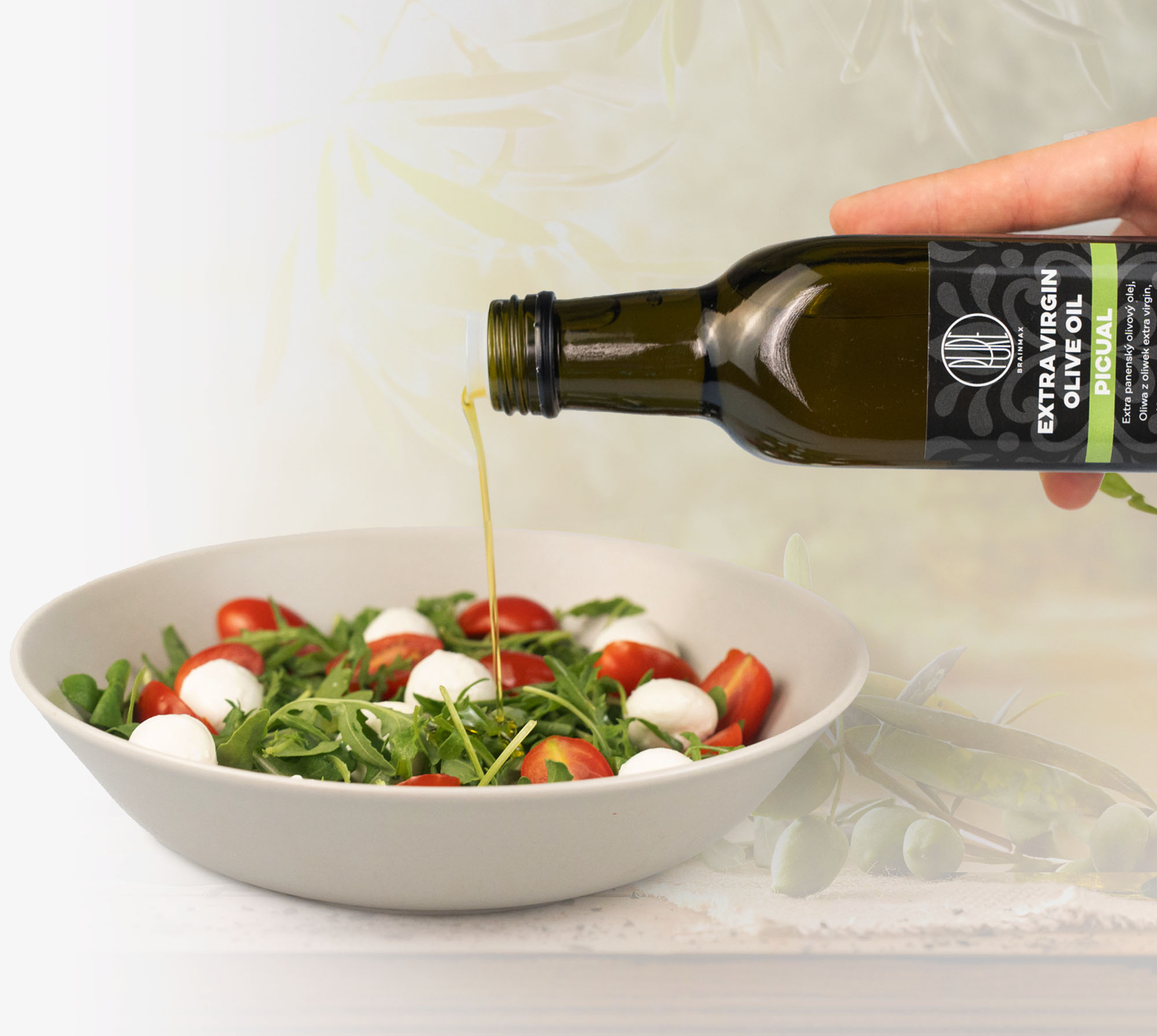 BrainMax Pure Extra panenský olivový olej Picual, BIO, 500 ml Obrázek