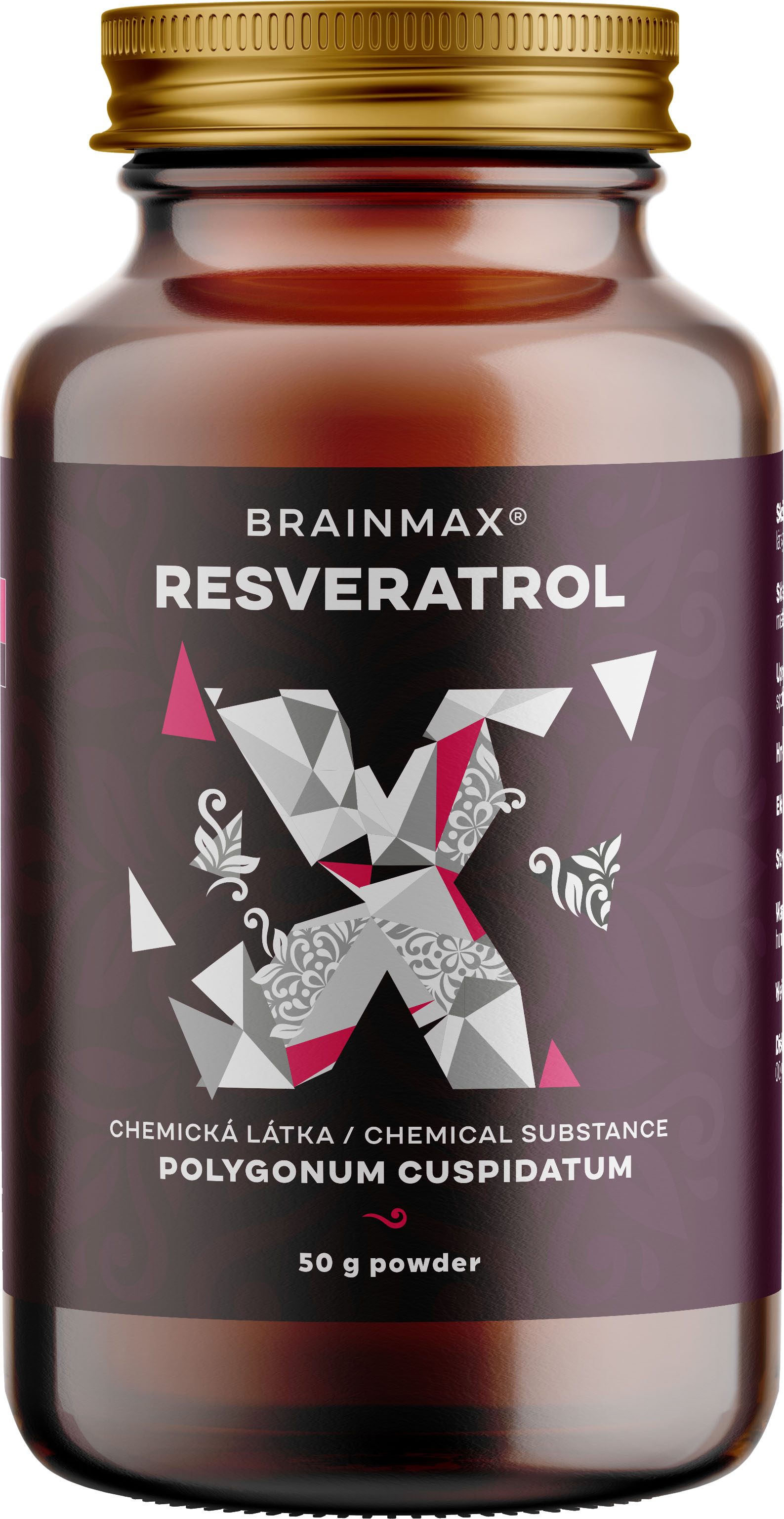 BrainMax Resveratrol Powder, resveratrol prášek, 20 g