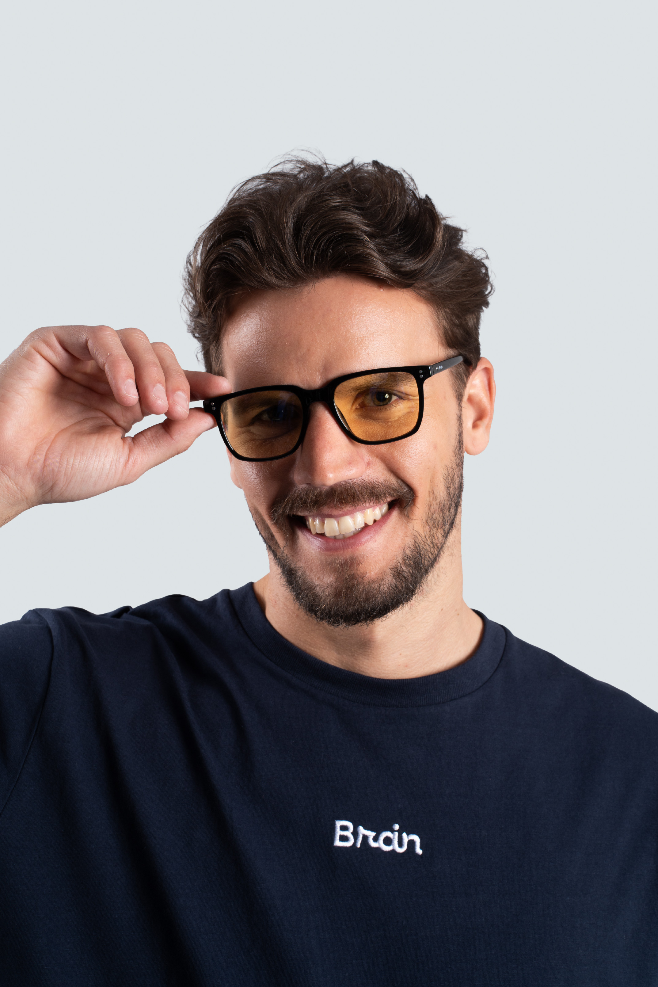 BrainMax BrainMarket Brýle blokující 40% modrého světla, BLACKBIRD Obrázek