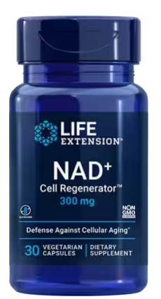 Life Extension NAD + (NIAGEN®) sejtregenerátor, nikotinamid-ribozid 300 mg, 30 növényi kapszula