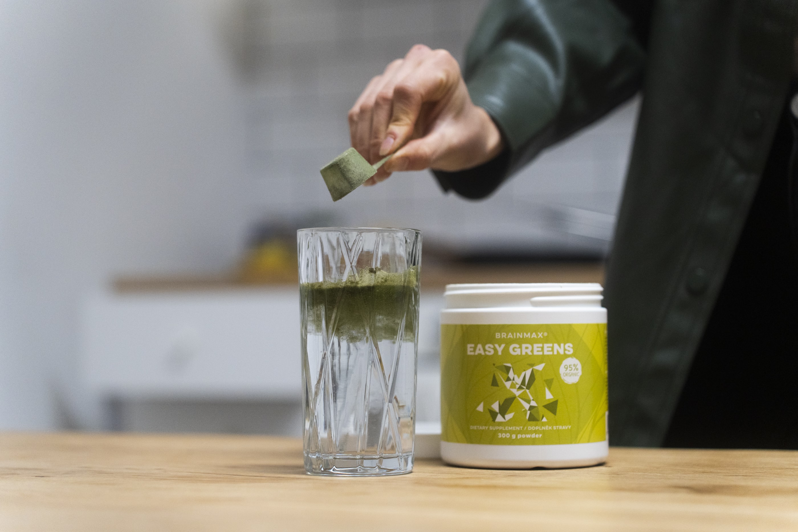 BrainMax Easy Greens, Limetka, 300 g Obrázek