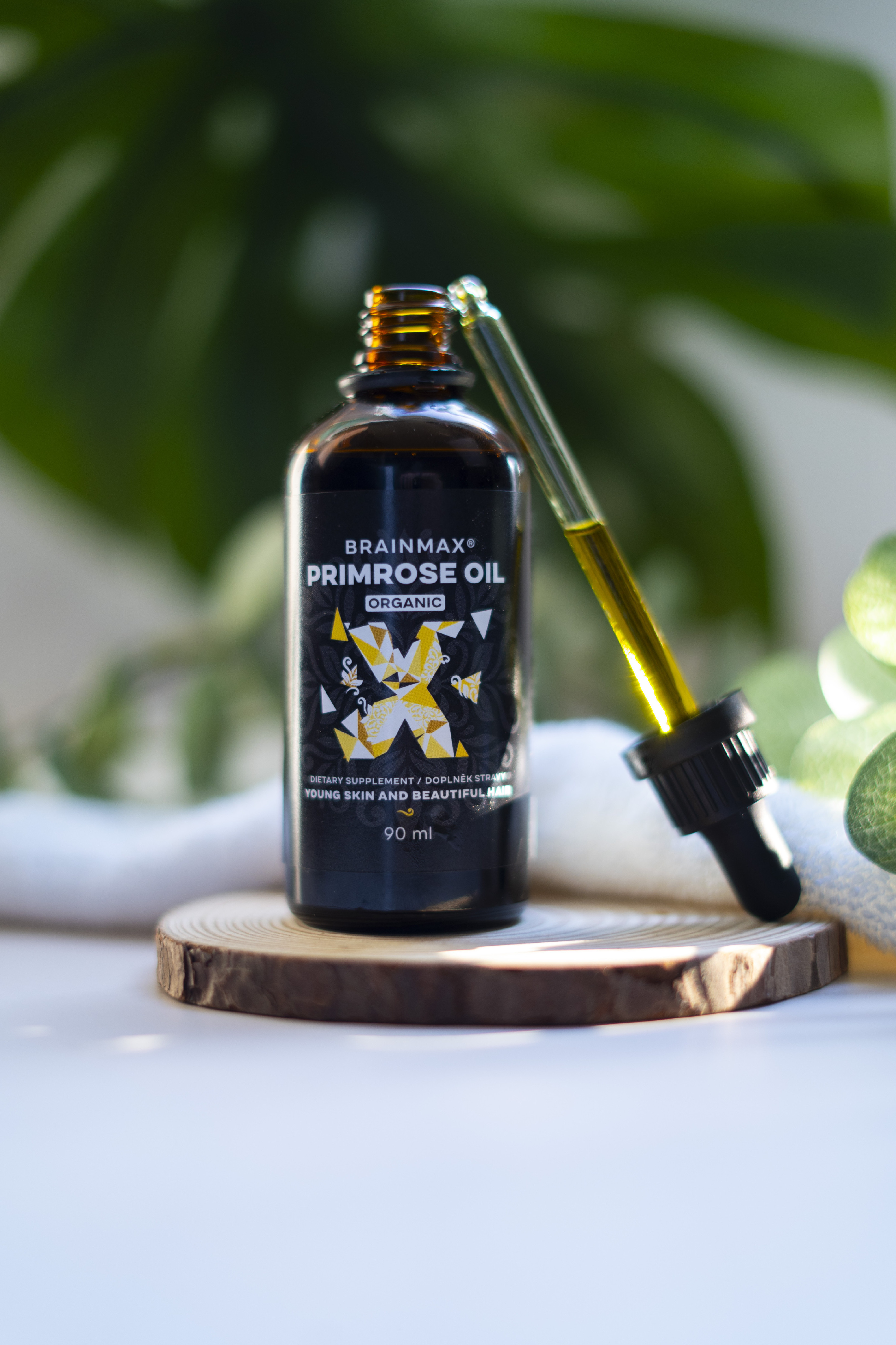 BrainMax Primrose oil BIO, olej z wiesiołka, 90 ml (zdjęcie 3)