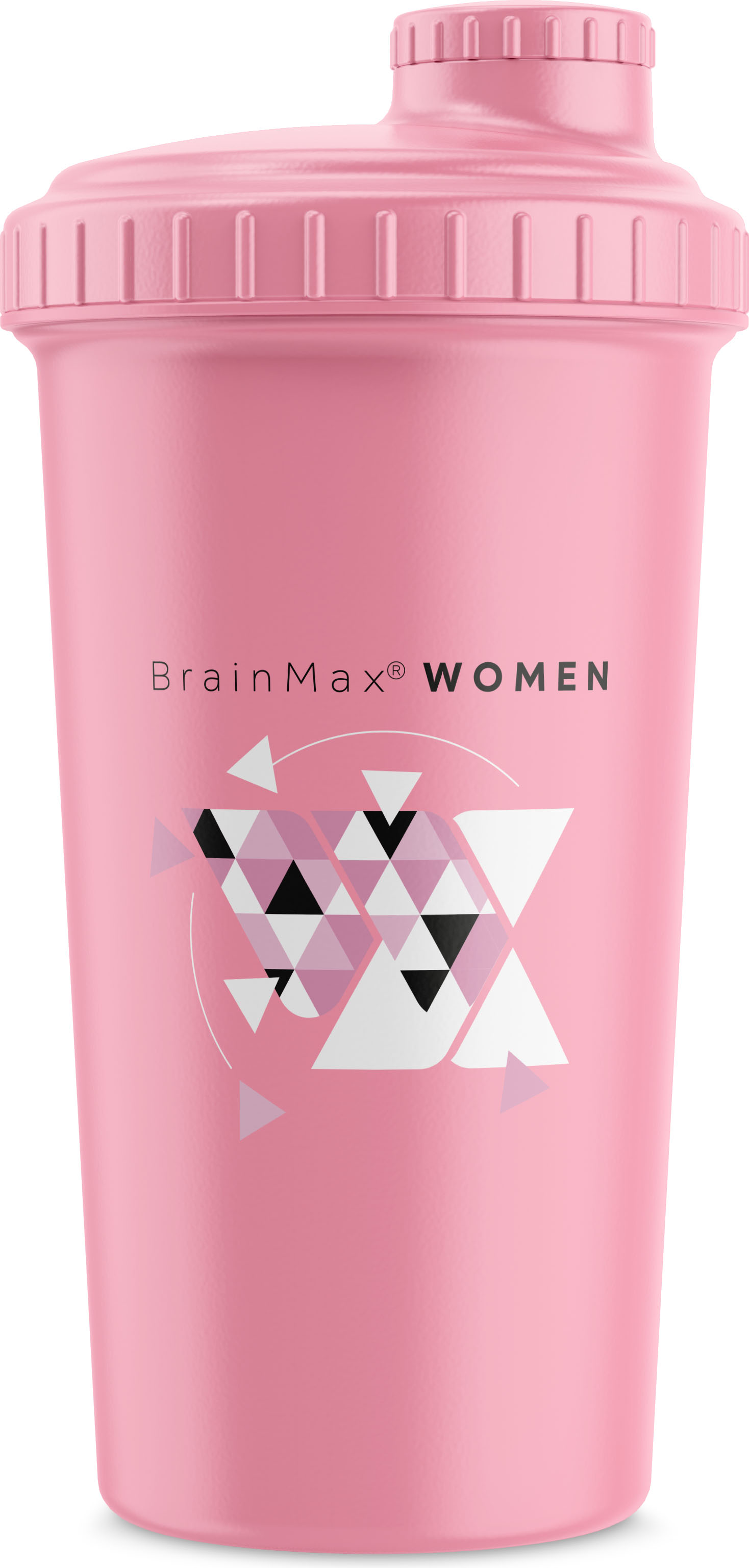BrainMax Women plastový shaker (šejker), 700 ml Farba: Růžová