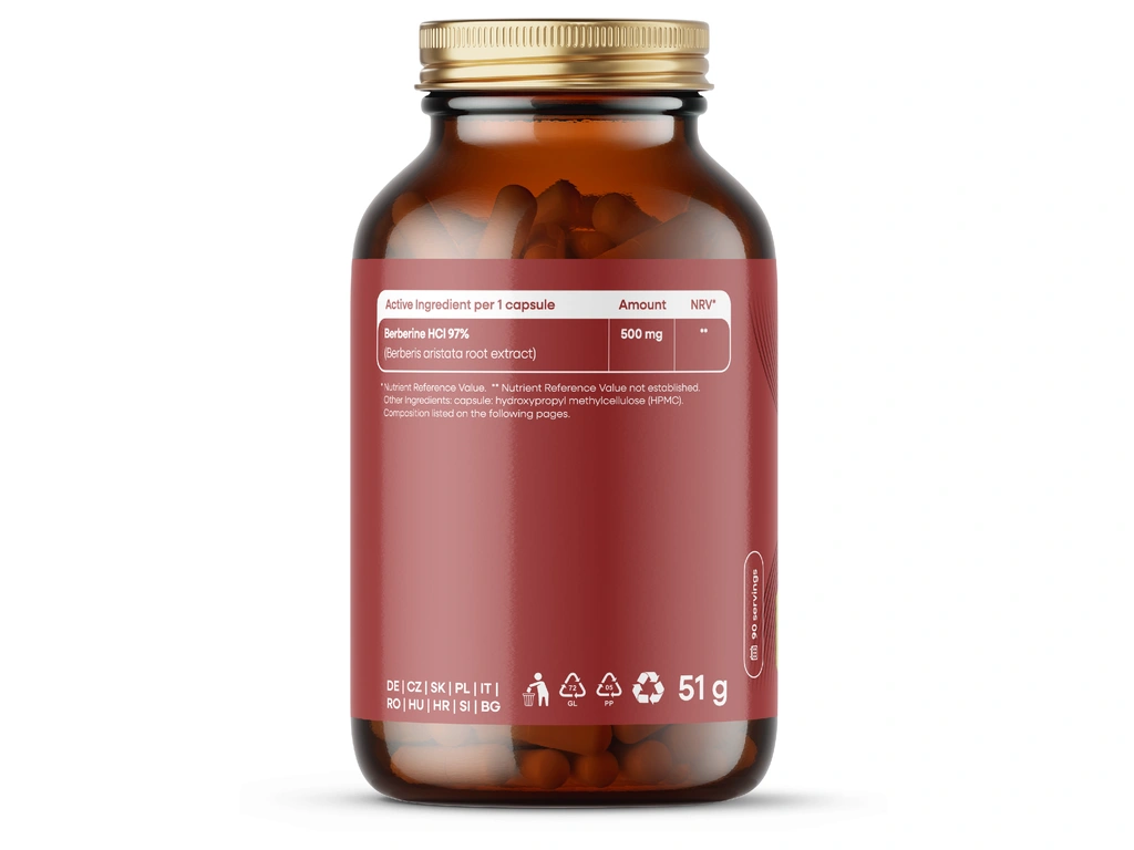 BrainMax Berberyna 500 mg, 90 kapsułek roślinnych (zdjęcie 4)