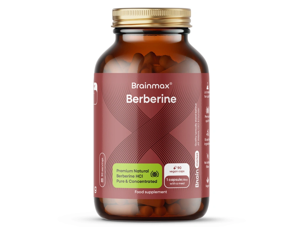 BrainMax Berberyna 500 mg, 90 kapsułek roślinnych (zdjęcie 3)