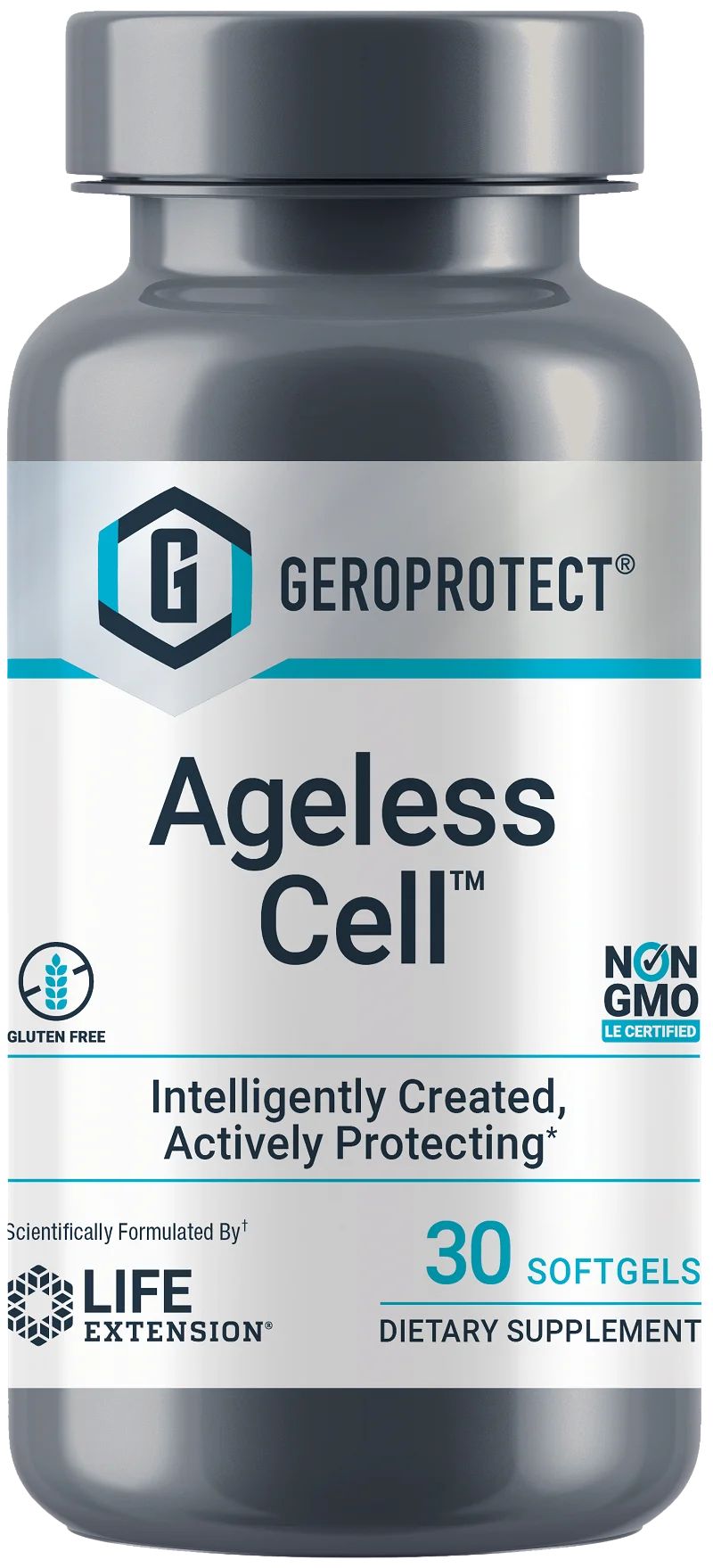 Life Extension Élethosszabbító GEOPROTECT® Ageless Cell™, 30 kapszula