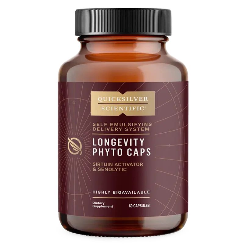 Quicksilver Scientific Longevity fito sapkák, (hosszú élettartam) 60 kapszula