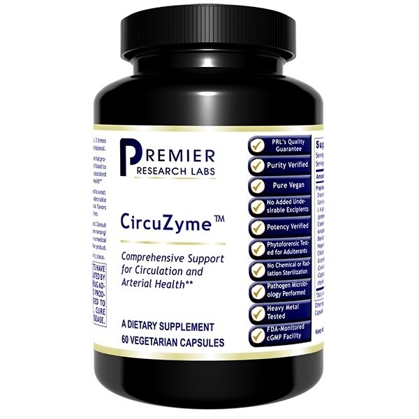 PRL CircuZyme, szív egészsége, 60 gyógynövény kapszula