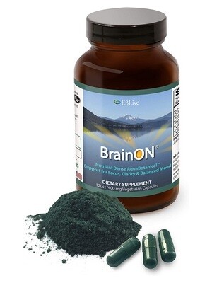 E3Live, BrainON, 60 db gyógynövényes kapszula