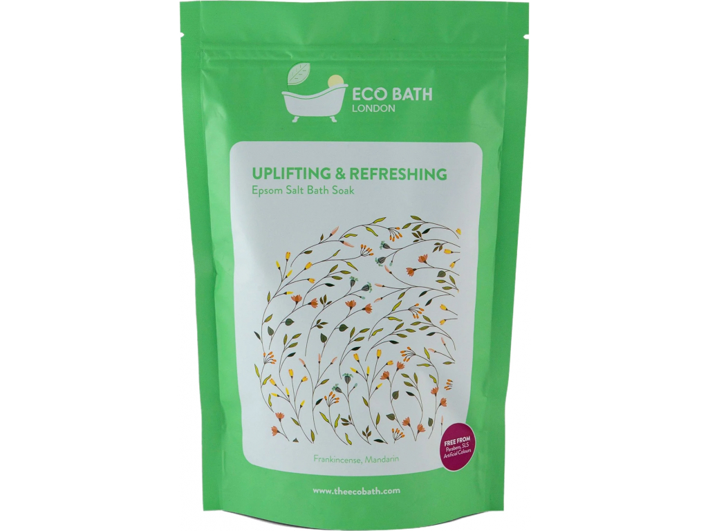 ECO BATH London ECO BATH - Epsomská sůl Uplifting&Refreshing, povznášející a osvěžující, 1000 g