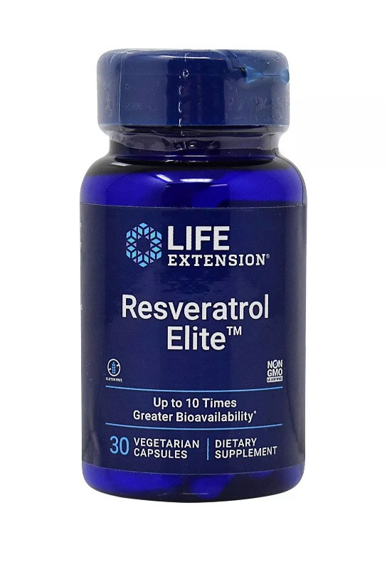 Life Extension Élethosszabbító Resveratrol EIite™, 30 növényi kapszula